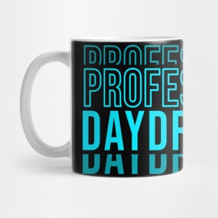 Professional Daydreamer | Cyan Blue Typography Mug